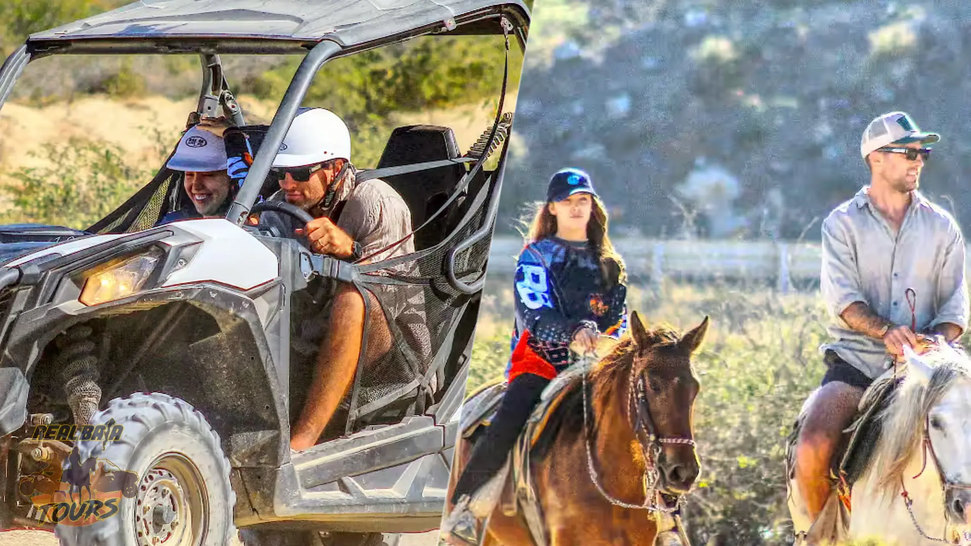 Combo Double UTV and Two Horses