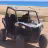 UTV buggy estacionado en playa de arena with crystal blue ocean and desert landscape in Baja California Sur